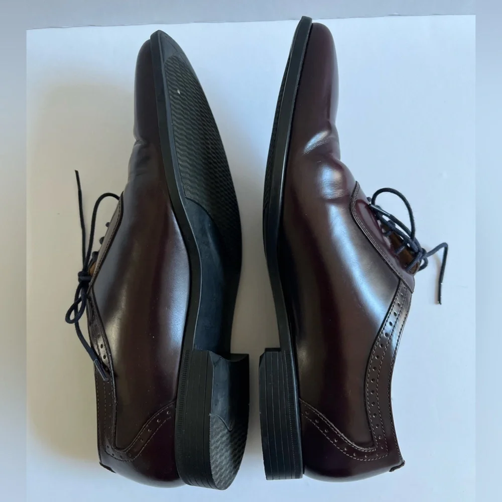PS Paul Smith Oxford Shoes Brown Leather Lace Up Size 8
